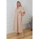 Female dress, size 64, beige color