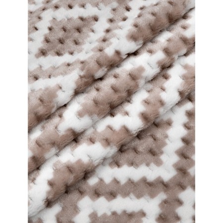 Texrepublic blanket, size 200x220 cm, beige color-3