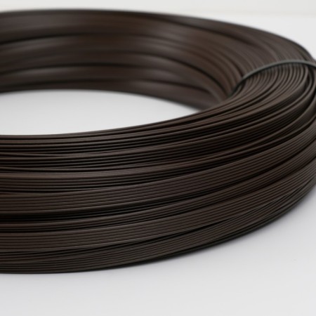 Artificial rattan 8 mm 100 m wave (wenge)-2