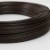 Artificial rattan 8 mm 100 m wave (wenge)