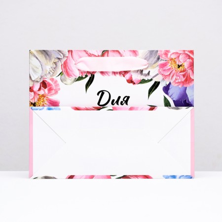 Laminated horizontal "Flower composition" laminate, 23 x 18 x 10 cm-1