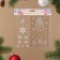 Set of stickers "New Year" snowmen, 34.3 x 35.6 cm