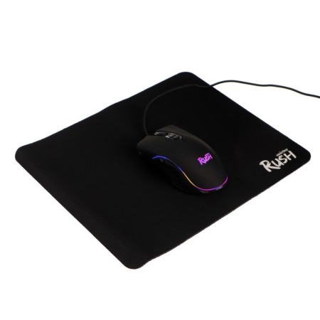 Keyboard set+mouse+carpet Smartbuy Rush Shotgun, wire, membranes, 3200 dpi, usb, black-7