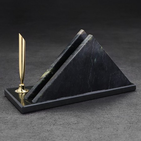 Table "Triangle" set, with a coat of arms, a coil-1