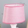 Hertz desktop lamp E14 40W white-pink 23x15x34 cm Risalux