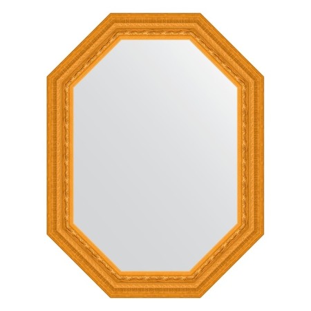 Mirror in the baguette frame, gold gold 80 mm, 64x84 cm
