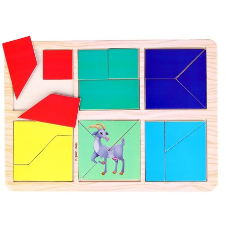 Nikitin squares "Studying farm animals"-2