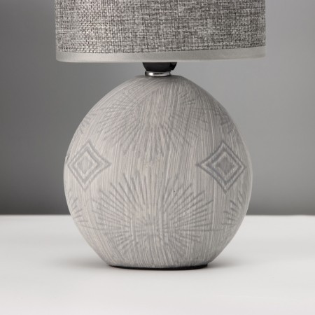 Traffic lamp with lampshade Risalux "FIESS", E14, 40 W, Gray, 13 × 13 × 27 cm-3