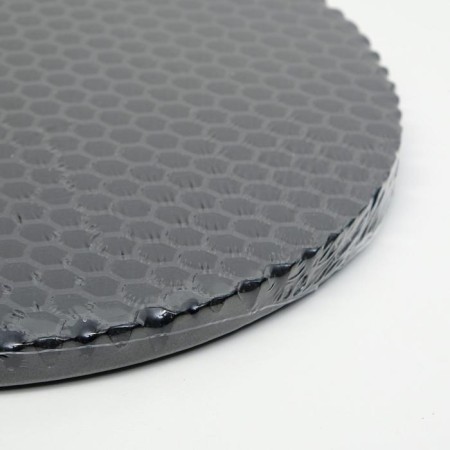 Rug for a bowl, round, diameter 24 cm, black-4