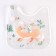 Baby of Nature feeding bib with Velcro, with a pocket