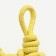 Cable toy "man", up to 30 cm, 65 g, yellow/white