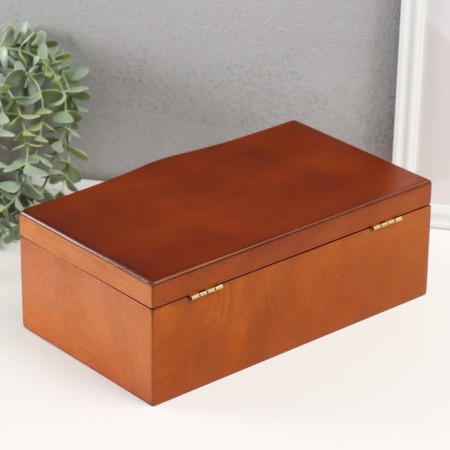 Casket wood for jewelry "Wave. Cinnamon" 28x17x10 cm-4