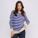 Female jumper, blue/milk color, size 46-50