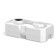 Rectangular capacity, 50 l, white