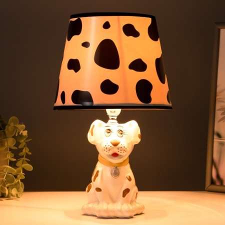 Table lamp "Satisfied dog" h = 18 cm, (220v/e14) MIX RISALUX-1