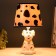 Table lamp "Satisfied dog" h = 18 cm, (220v/e14) MIX RISALUX