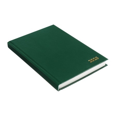 Dated diary of 2025, A5, 168 sheets, boumvinyl, dark green-2
