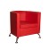 Armchair Mars 660x710x650 Red