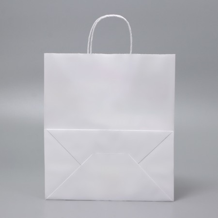 Package Crafts without print, white, twisted pen, 28 x 15 x 32 cm-1