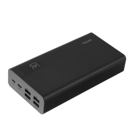 External battery Perfeo Mountains PF_D0161, 30000 mAh, 4 USB, 3A, fast charging, black-1
