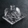 Glass shade "Semitsvet", 15.5 × 11.5 × 8 cm