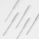 Needles for household sewing machines, universal, No. 70-100, 5 pcs