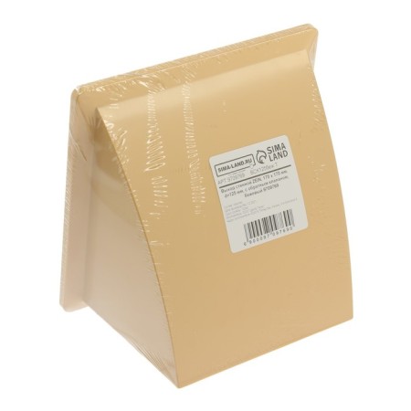The output of the wall zein, 170 x 170 mm, d = 125 mm, with a check valve, beige-3