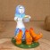 Souvenir "Baba with chickens", 12 × 10 × 12 cm, Kargopol toy, mix