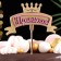 Topper "Princess", in packaging, pink, 15 × 9 cm