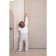 Baby trousers, gray color, height 92 cm