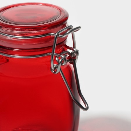 Glass jar for spices with a mound “Oval”, 100 ml, 6 × 8.5 cm, color mix-5