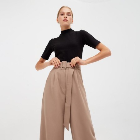 Jumper (body) Women's minku slim fit: Black color, river 46-5