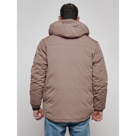 Male Winter jacket, size 54, brown color-8