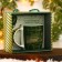 Ceramic set “Happy New Year”: 350 ml mug, spoon, green color