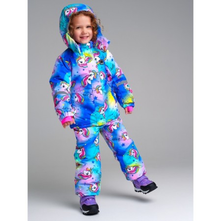 Winter kit for the girl PlayTode: jacket and semi -combineson, height 98 cm