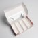 Box for eclairs, confectionery packaging, 4 inserts, “You are beautiful”, 25.2 x 15 x 7 cm
