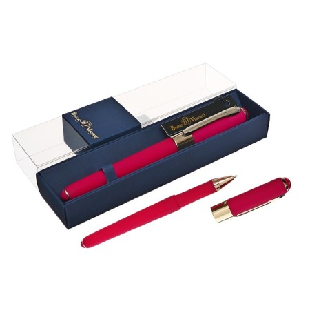 Ballic handle, 0.5 mm, BrunovisConti Monaco, blue rod, Soft Touch Purple case, in case