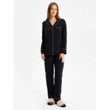 Women's set (shirt and trousers) KAFTAN LEO Black Collection Rr 40-42