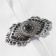 Circum for the cardigan "stucco", the color is black in black silver