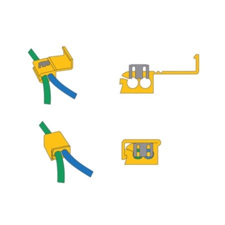 Power liaison 4.0-6.0 mm² (OV-3/ZPO-1 4.0-6.0) Yellow Rexant-2