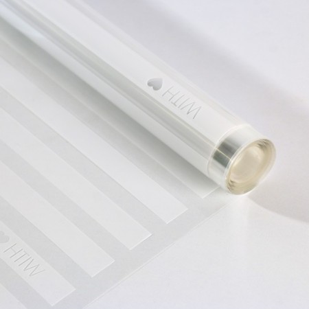 Flower film packaging glossy "stripes", 0.6 x 8 m