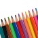 Pencils of 12 colors, Erichkrause, plastic, hexagonal, 2.6 mm barrels, cardboard packaging, euro suspension