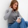 Jumper Female Minaku: Knitwear Collection Color gray, size 46-48