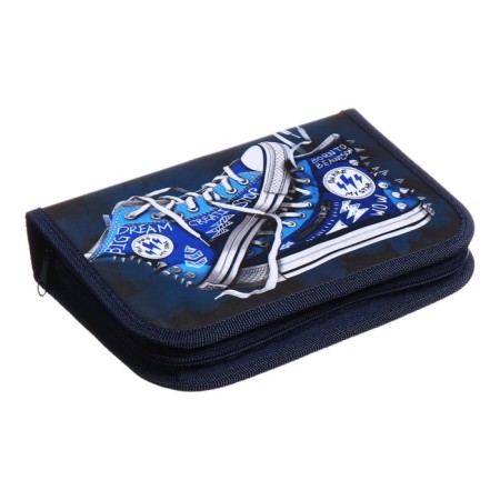 Penal 1 section 140 x 210 x 40 mm, folding pocket and cosmetic bag, fabric, calligrata topontent "sneakers"-1