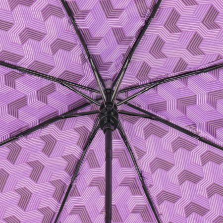 Semi -automatic umbrella "Geometry", Eponge, 3 additions, 8 spokes, r = 48 cm, color mix-11