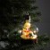 Firing ball "Bunny", batteries, 1 LED, glow warm white