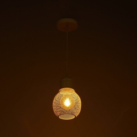 Lamp Bayerlux "Vintage" 1xe27 40W white 12x12x100 cm.-3