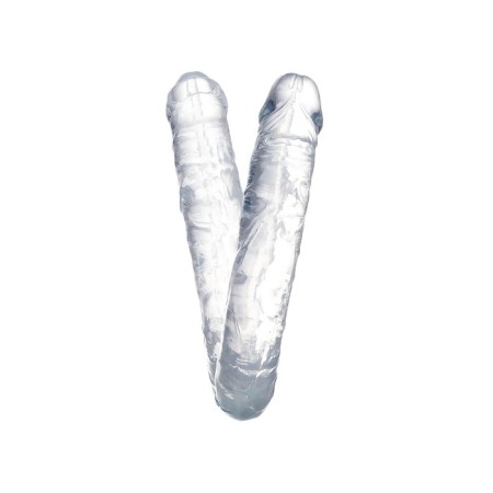 Fallomitator Bilateral Toyfa Double Dildo, TPR, Transparent, 40 cm-5