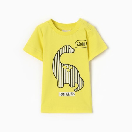 T -shirt for a boy, yellow color, height 86 cm