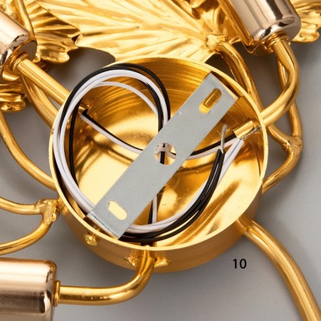 Bra "Maple" 1he14 40W gold 55x55x15 cm-6